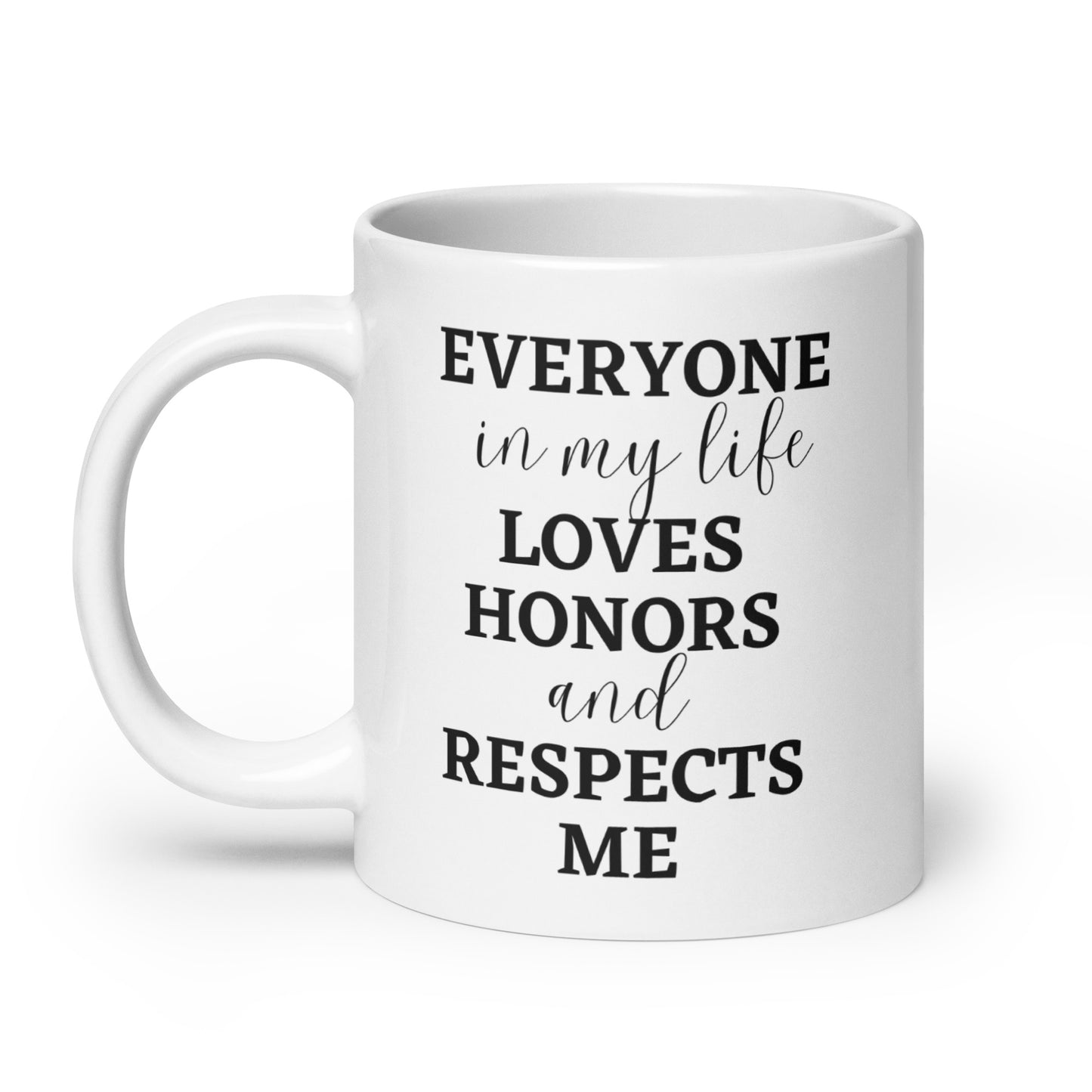 Mug - 11 oz - Love Honor Respect