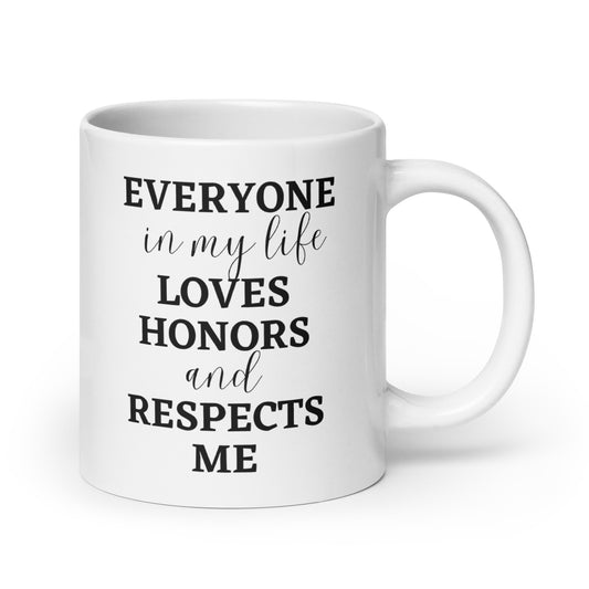 Mug - 11 oz - Love Honor Respect